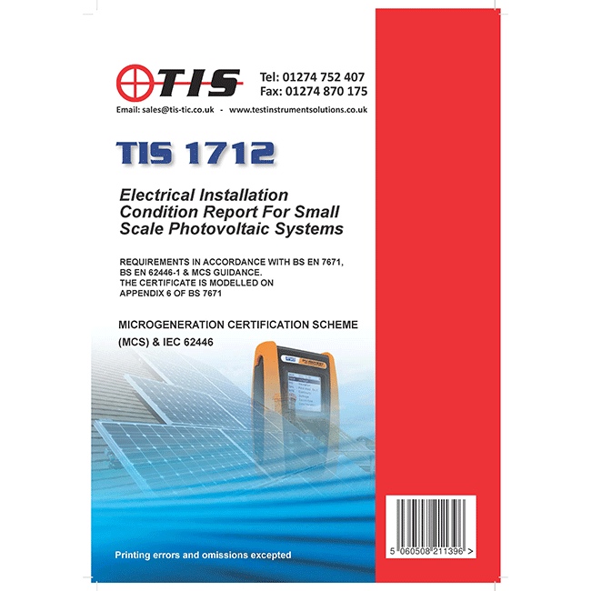 TIS 1712 PV Condition Report