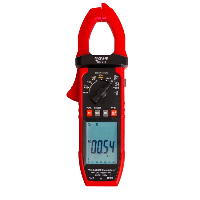 TIS 418 TRMS AC/DC Auto-Ranging Digital Clampmeter