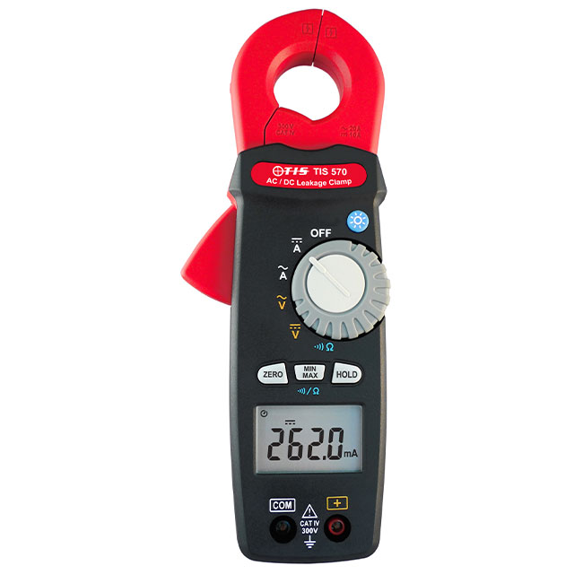 TIS 570 AC/DC Earth Leakage Clampmeter