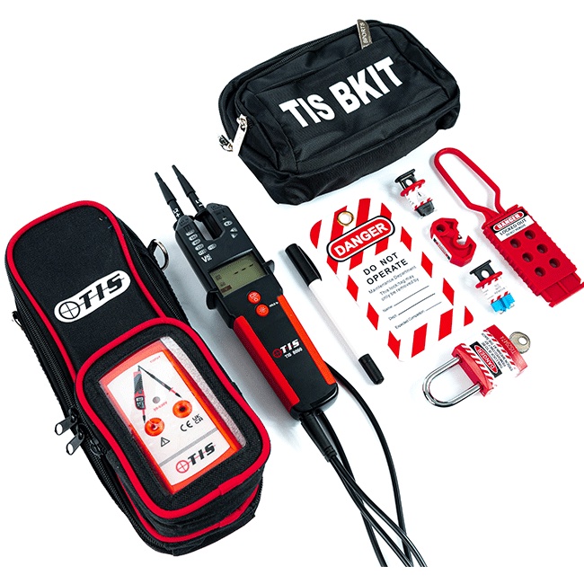 TIS 8000SIKIT Open Jaw Voltage Tester Complete Safe Isolation Kit 
