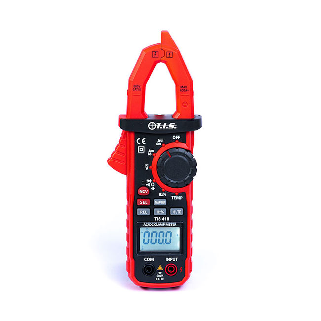 TIS 418 AC/DC Auto-Ranging Digital Clampmeter